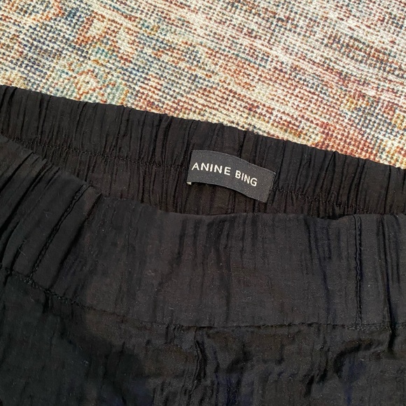 Anine Bing Black Shorts - Picture 3 of 4